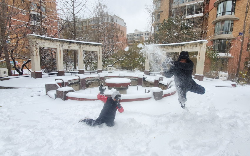 雪地撒歡！這才是東北小孩該有的樣子【10】