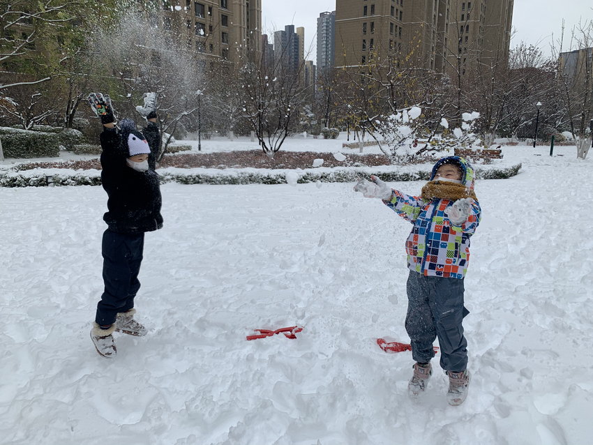 雪地撒歡!這才是東北小孩該有的樣子【3】