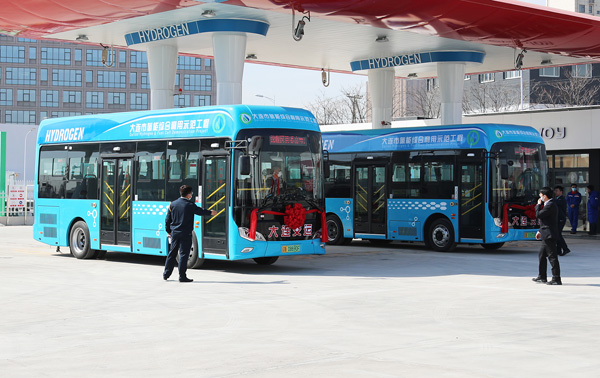 辽宁省首批氢能公交车在大连自贸片区上线