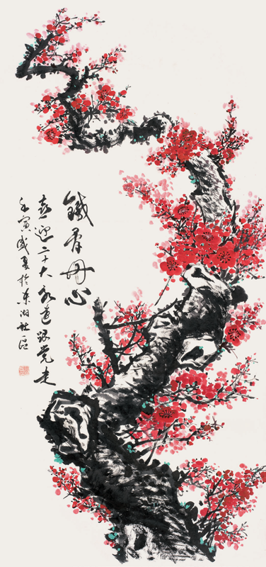 国启财（肢体） ·绘画 《铁骨丹心》 ·于洪区残联
