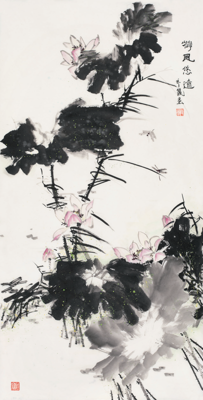 齐秀丽（肢体） ·绘画 《荷风悠远》 ·苏家屯区残联