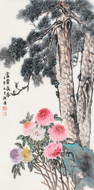 张朝勇（肢体）·绘画《富贵长春》·大东区残联
