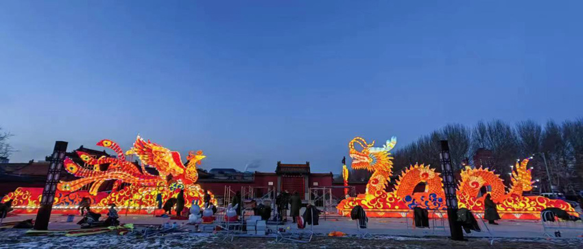 沈阳市沈河区：二十余组文化彩灯点亮古城新年【4】