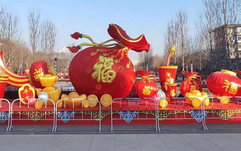 沈陽市沈河區：二十余組文化彩燈點亮古城新年