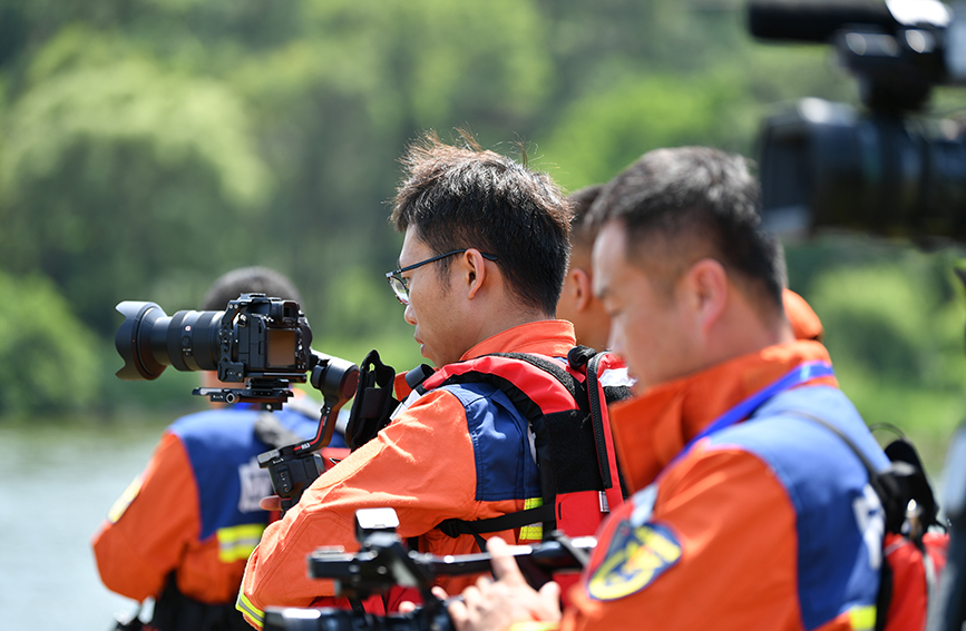 遼寧省應急宣傳實戰拉動演練暨崗位練兵大比武現場。遼寧省消防救援總隊供圖