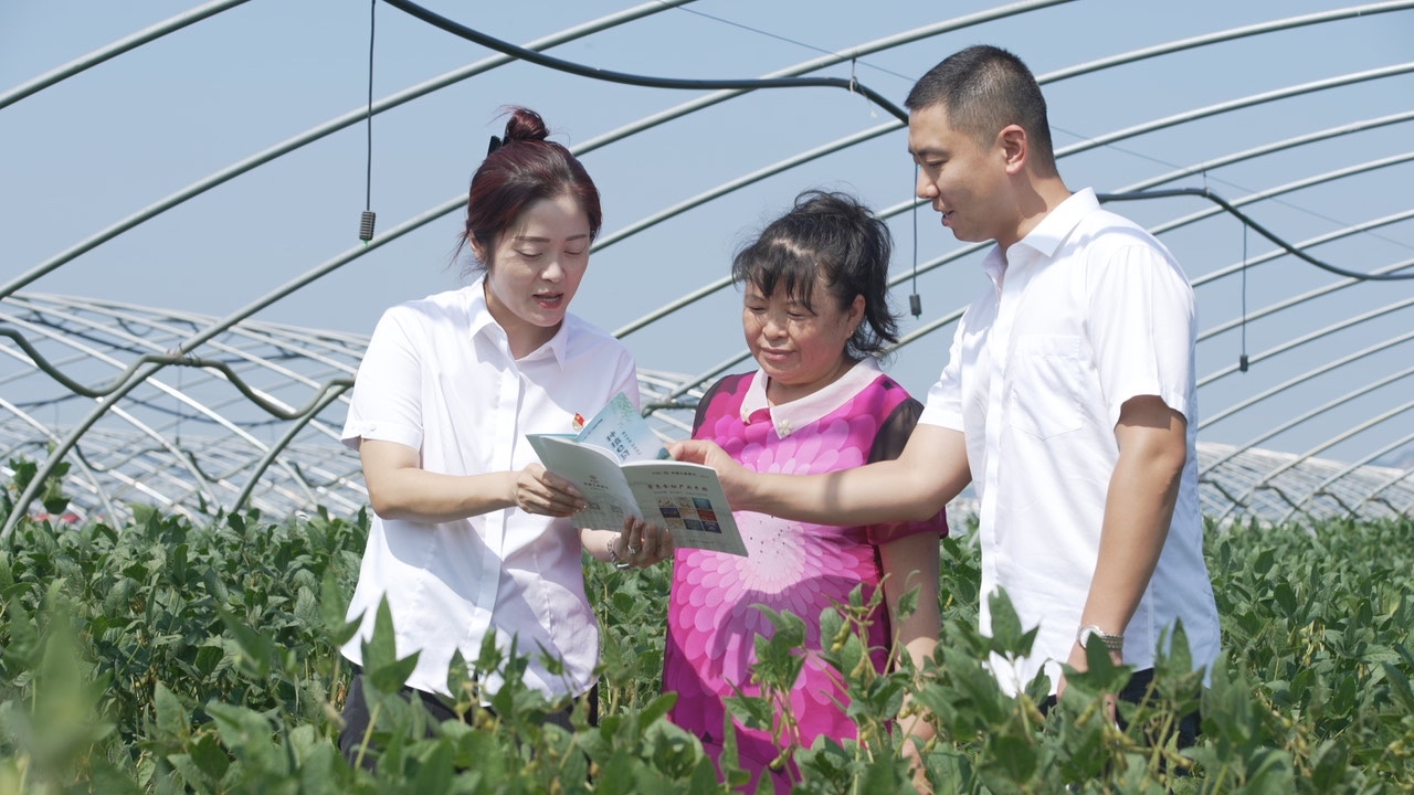工商银行大连市分行深入田间地头，调研了解农户种植情况，宣传推广“种植e贷”产品。