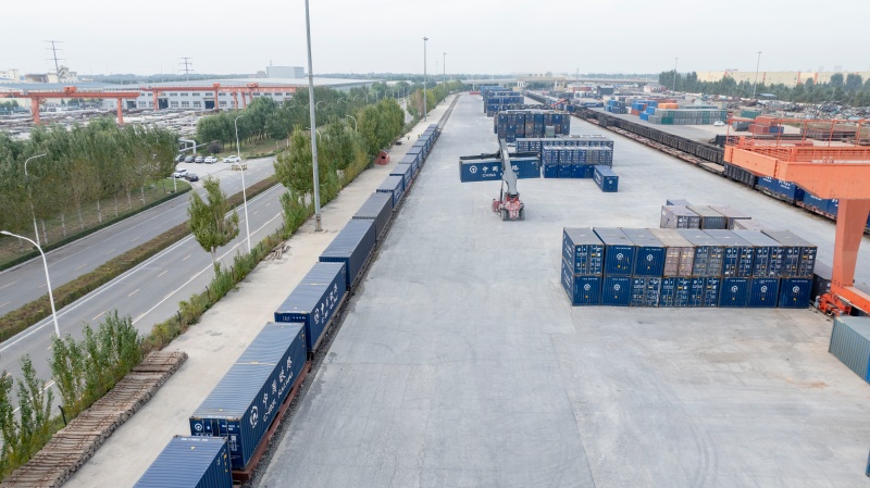 沈阳铁路物流中心。江大一摄