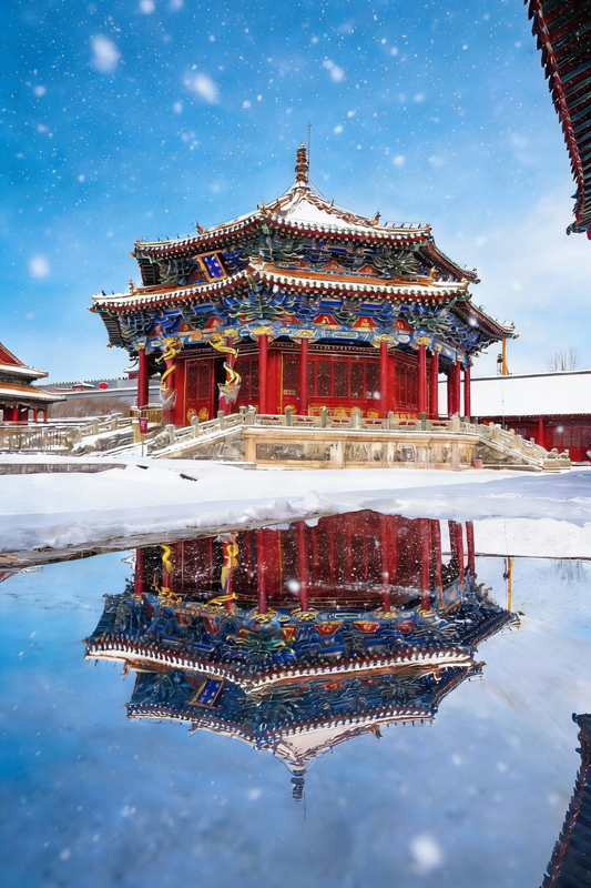 沈阳故宫：红墙映雪【5】