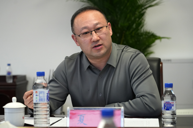 大连东方市场研究有限公司总经理夏冰。人民网记者 周颂雪摄