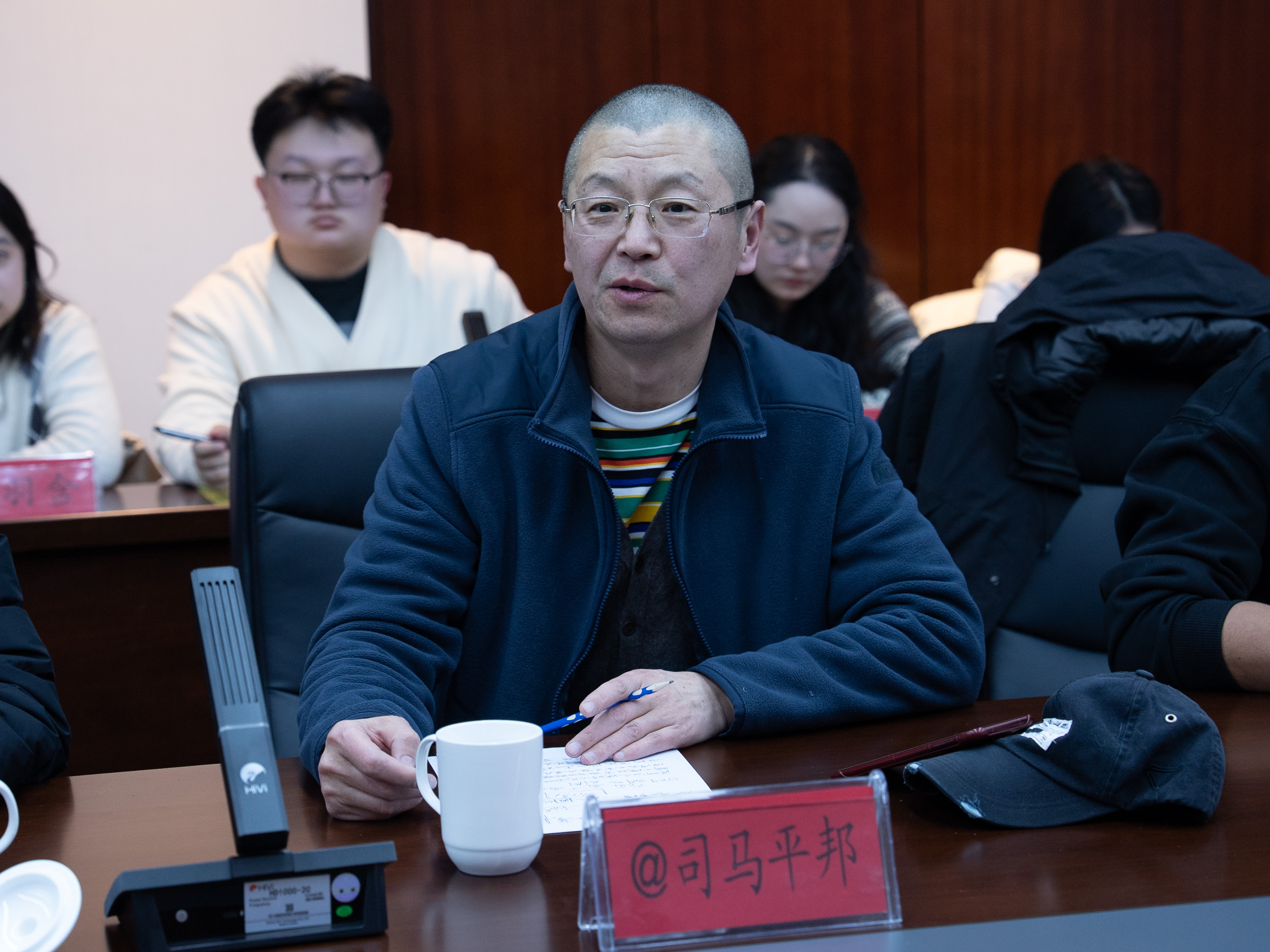 网络大V @司马平邦。人民网记者 邱宇哲摄