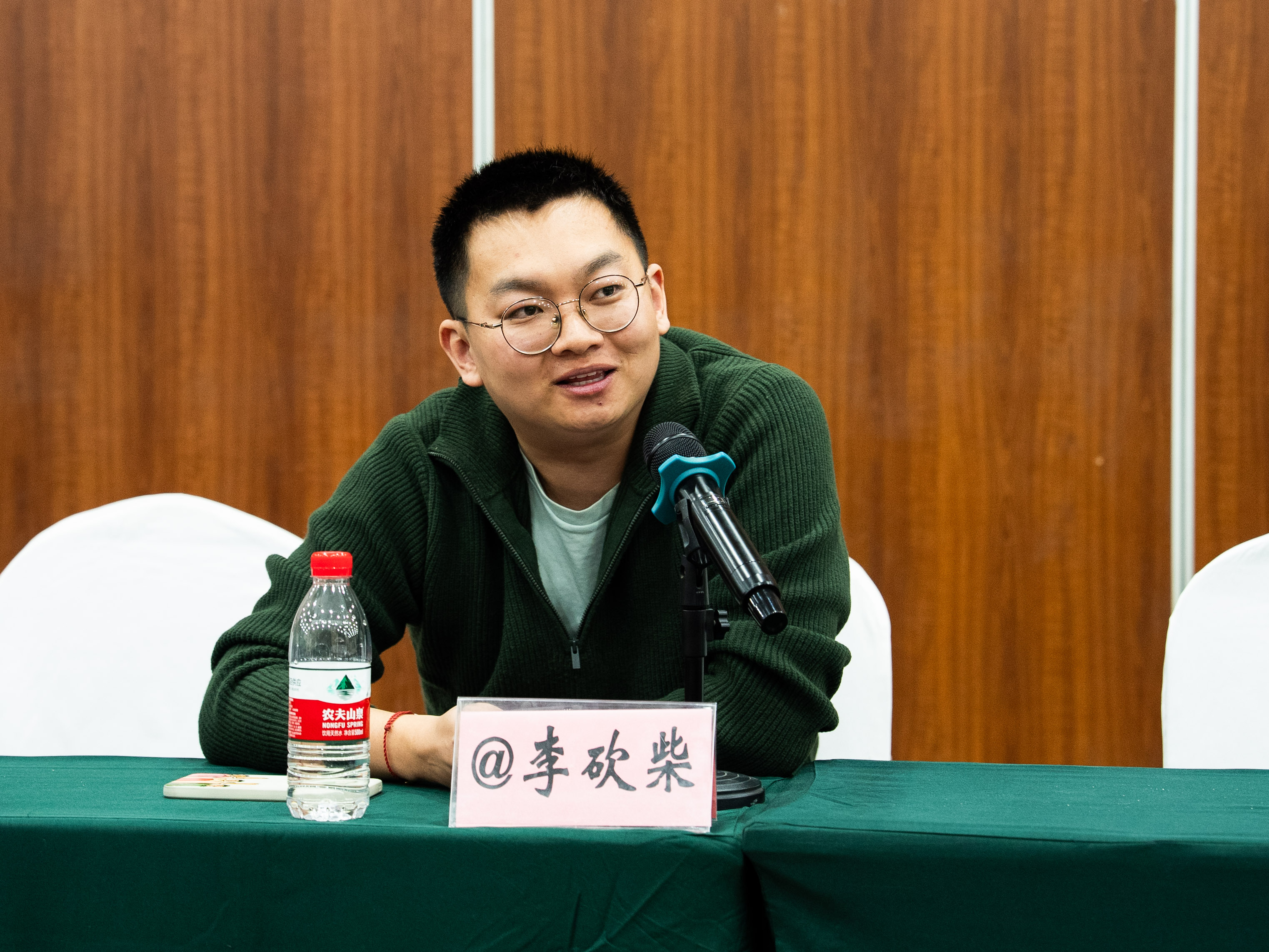 网络大V @李砍柴。人民网记者 邱宇哲摄