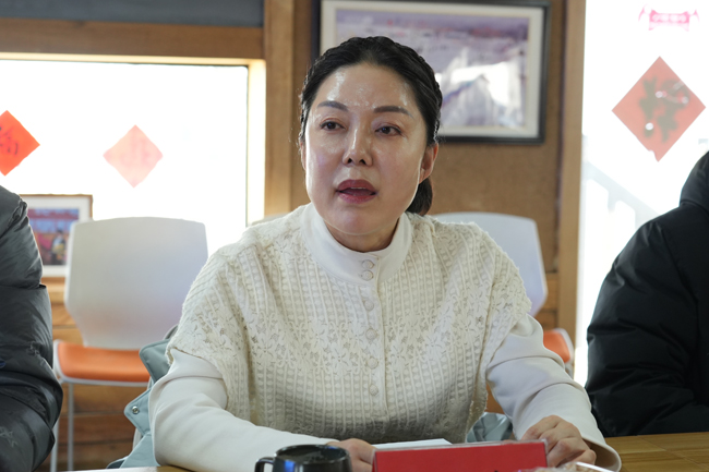 沈北新区文化旅游和广播电视局局长郭静。人民网记者 周颂雪摄