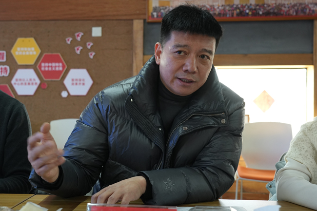 沈阳清河半岛温泉度假酒店总经理张维志。人民网记者 周颂雪摄
