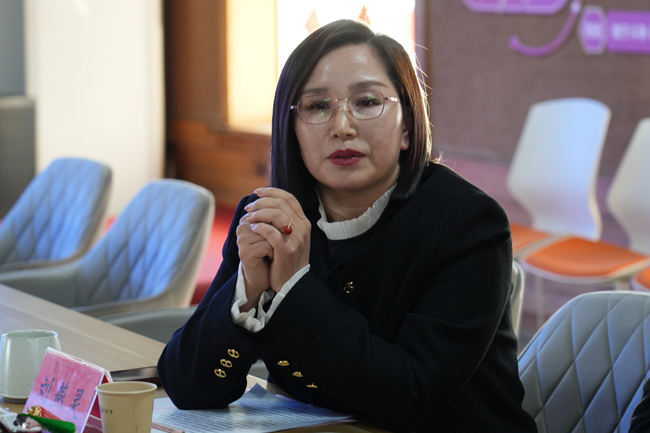 沈阳乐之研学总经理刘燕灵。人民网记者 周颂雪摄