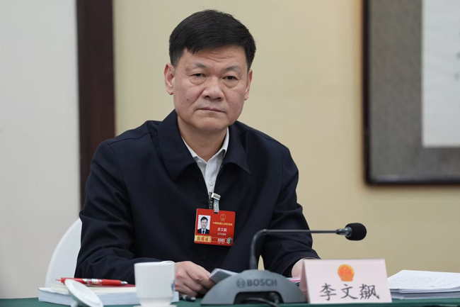 全国人大代表、铁岭市委书记李文飙。受访者供图