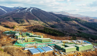 龙岗山雪上运动中心雪道工程进度过半