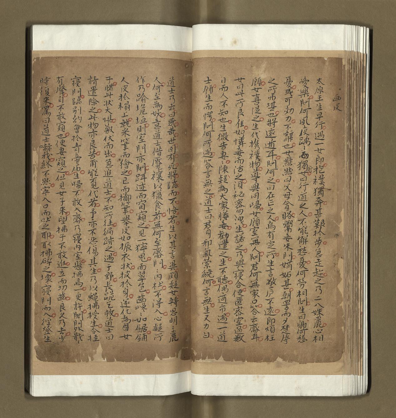 《聊斋志异》半部手稿（辽宁省图书馆（辽宁省古籍保护中心）藏）
