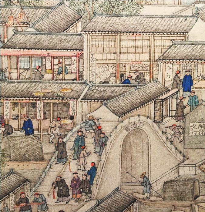 《姑苏繁华图》（局部）