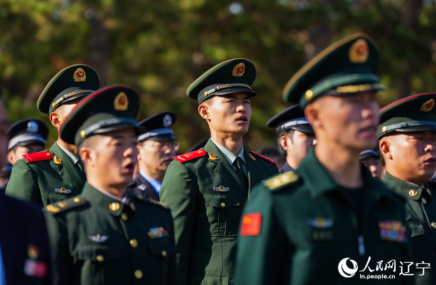 纪念中国人民志愿军抗美援朝出国作战76 周年活动现场。人民网记者 邱宇哲摄